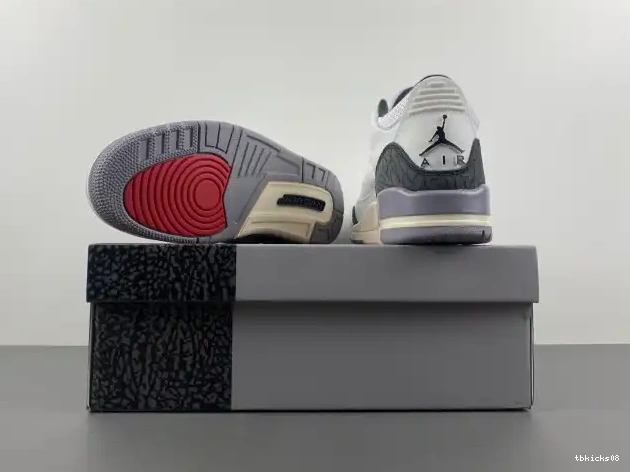 Cheap TBkick 3 Grey Air Cement Jordan CT8532-106 0614